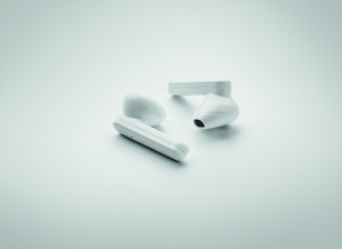 Logotrade corporate gift image of: TWS earbuds with solar charger