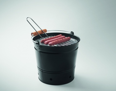 Logo trade business gifts image of: Portable bucket barbecue