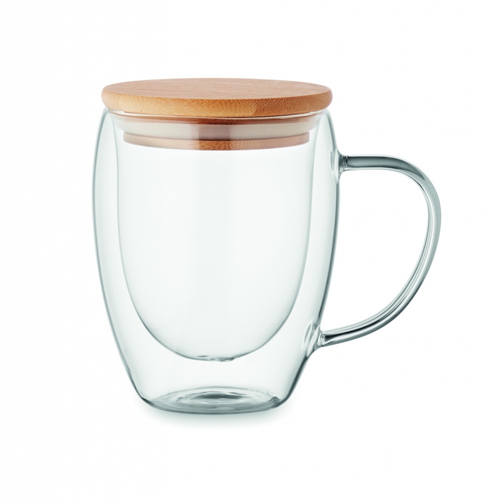 Logotrade advertising product image of: Double wall borosilicate mug