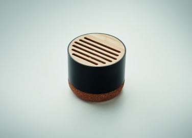 Logotrade corporate gift image of: Cork and aluminium speaker