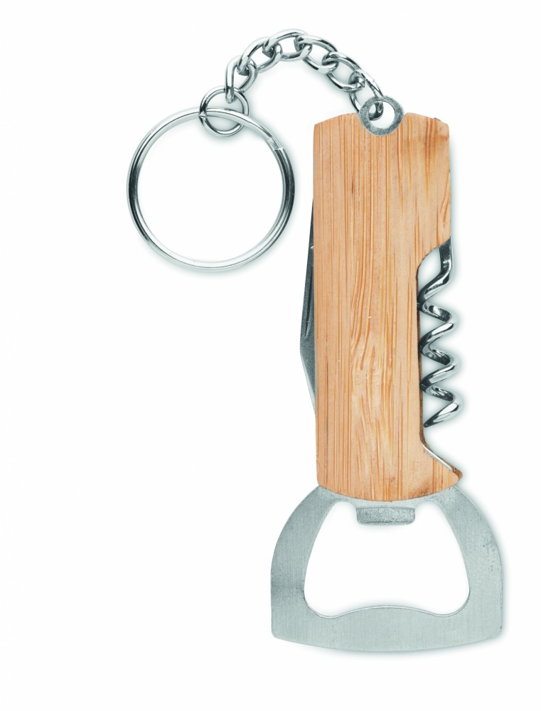 Logo trade promotional giveaways picture of: 3 in 1 bamboo pocket tool