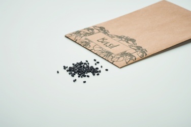 Logotrade corporate gift picture of: Basil seeds in craft envelope