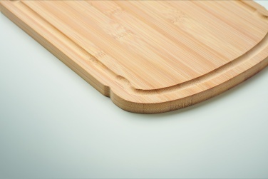 Logo trade corporate gifts image of: Bamboo bread cutting board