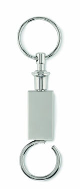 Logo trade promotional merchandise picture of: Pull apart split key ring Kajaani