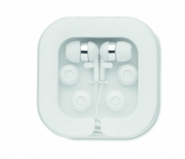 Logo trade promotional products image of: Ear phones with silicone covers