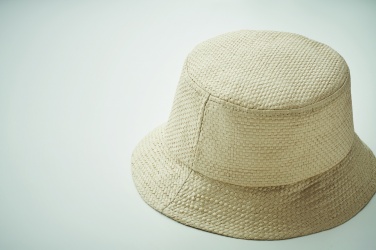 Logo trade corporate gifts picture of: 9aper straw bucket hat