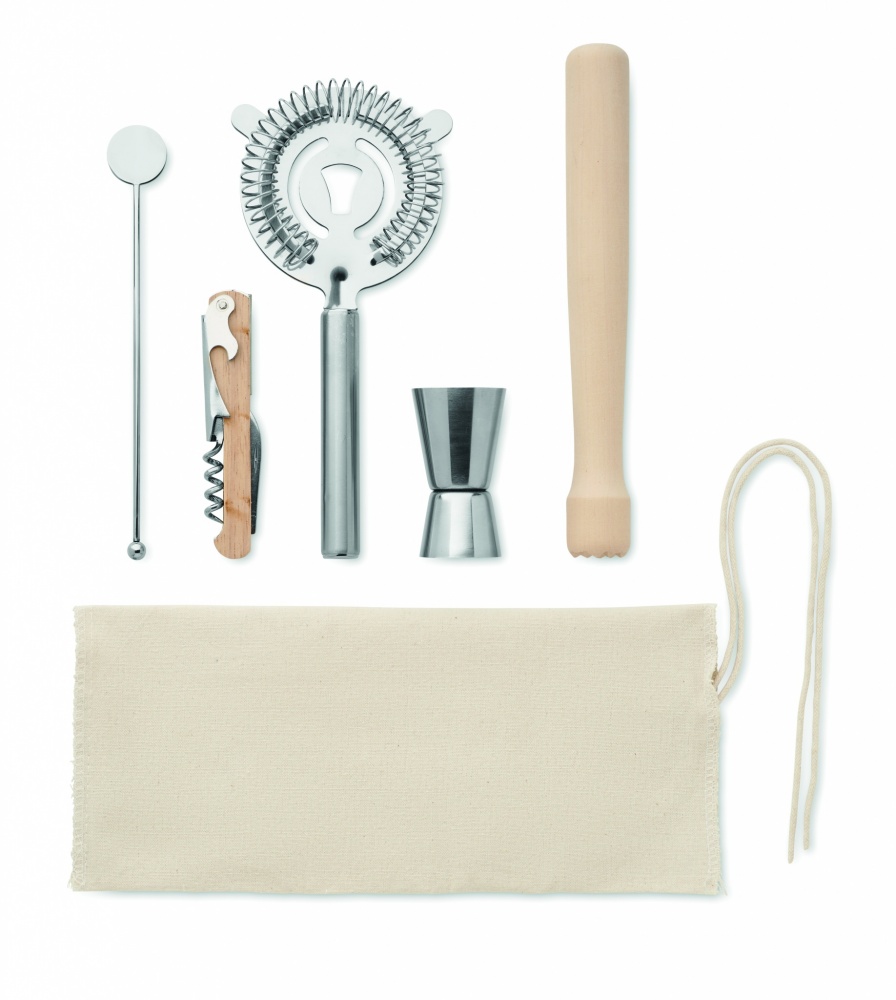 Logotrade business gifts photo of: 5 piece cocktail kit in pouch.