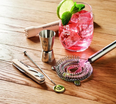 Logo trade promotional gifts image of: 5 piece cocktail kit in pouch.