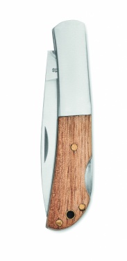 Logotrade promotional merchandise image of: Foldable knife in acacia wood
