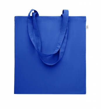 Logo trade corporate gifts image of: Recycled cotton shopping bag