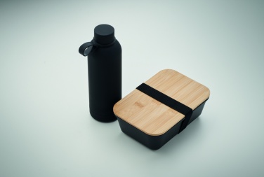 Logo trade corporate gift photo of: Lunch box bottle gift set