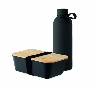 Logo trade promotional merchandise image of: Lunch box bottle gift set