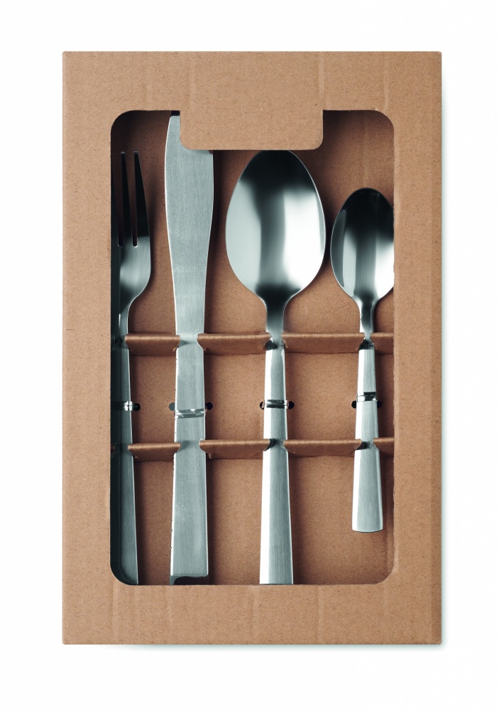 Logo trade promotional items image of: 16 piece cutlery set.