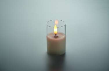 Logotrade promotional gift image of: LED wax candle in glass holder