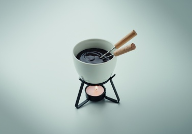 Logo trade corporate gifts image of: Ceramic fondue set 240 ml