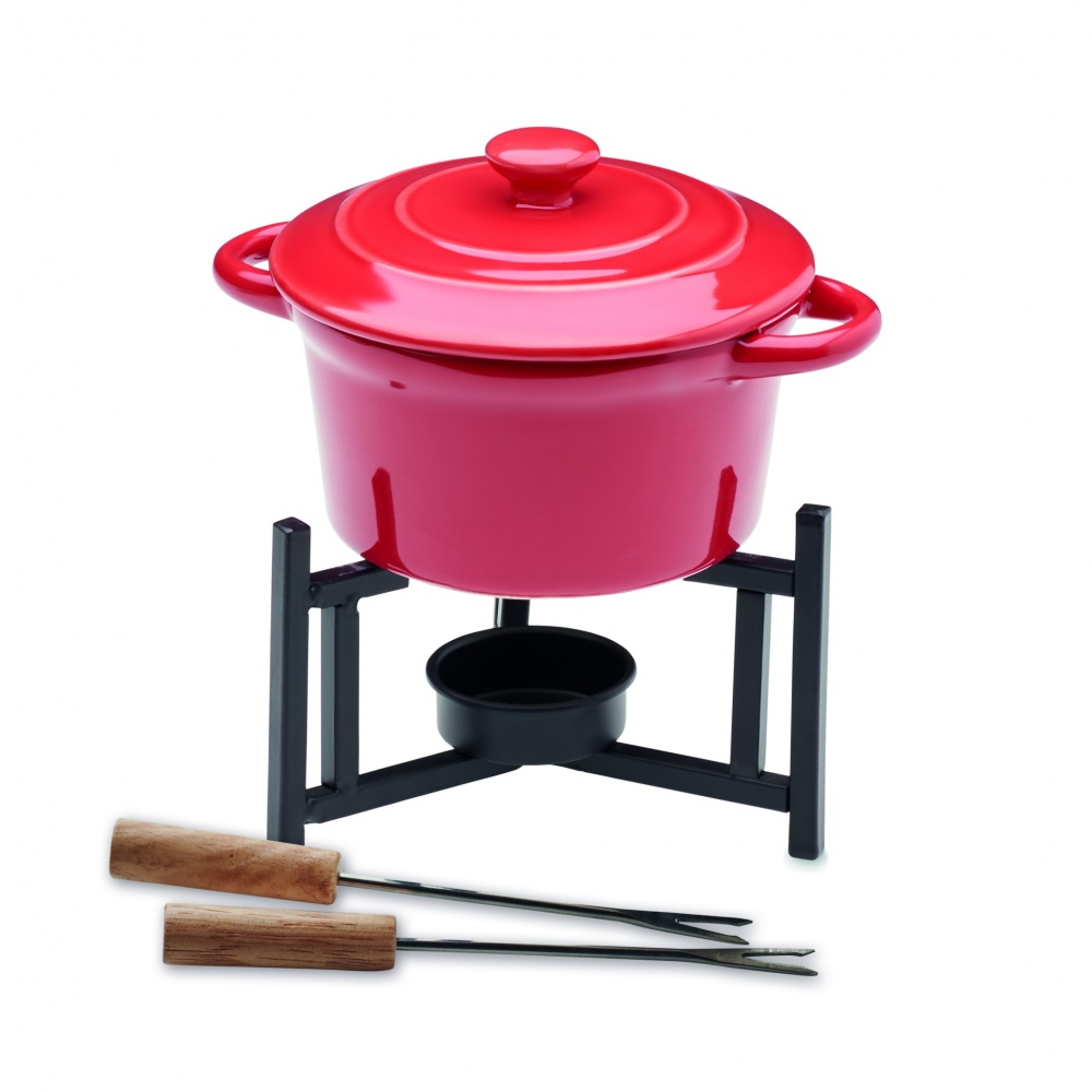 Logotrade promotional giveaway image of: Ceramic fondue set 300 ml