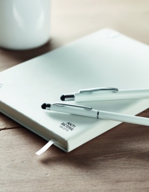 Logo trade promotional products picture of: Antibacterial stylus ballpen