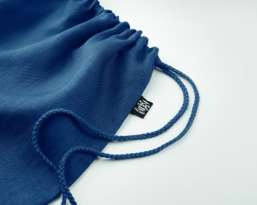 Logo trade promotional giveaway photo of: Hemp drawstring bag 200 gr/m²