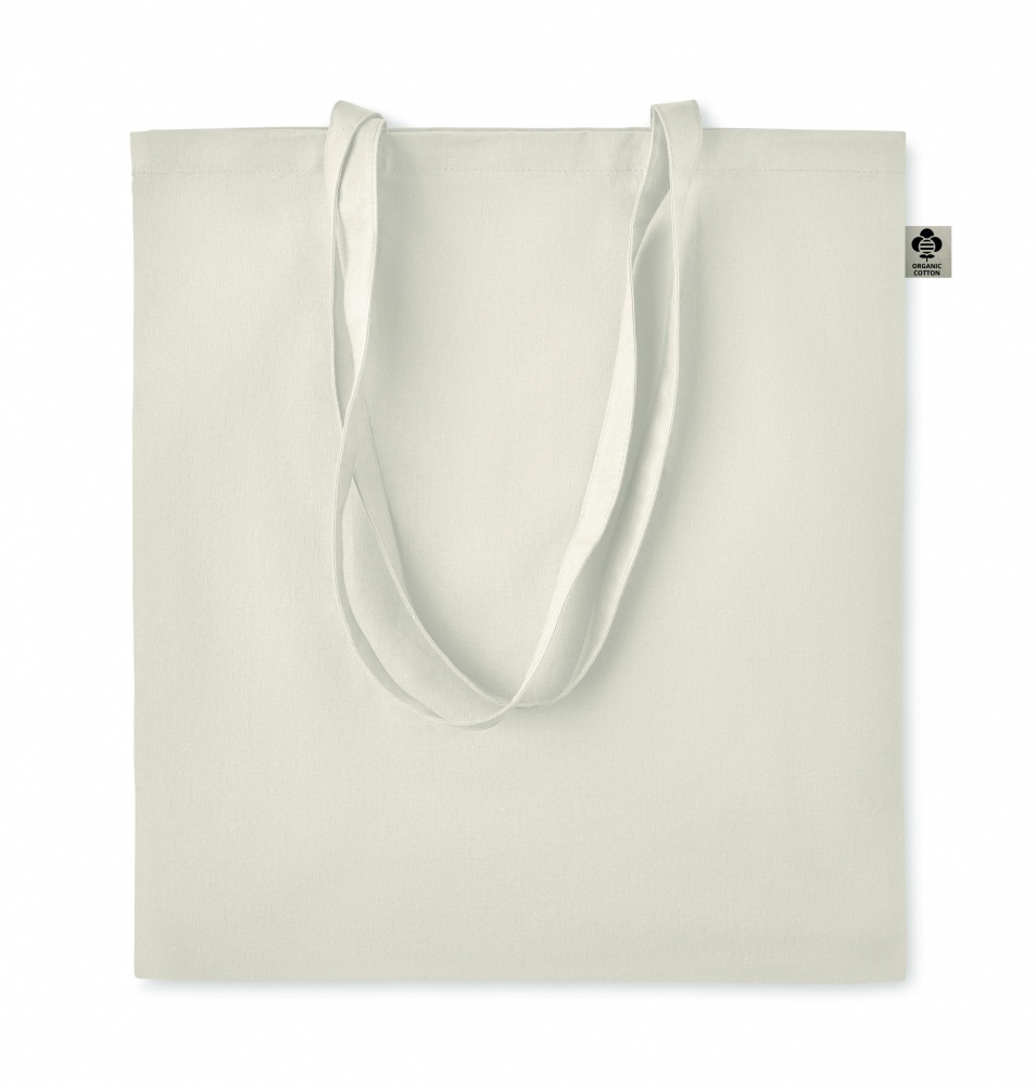 Logo trade promotional gifts picture of: Organic cotton shopping bag