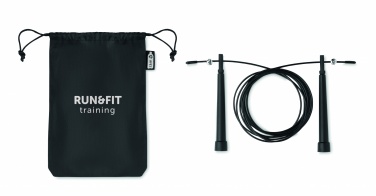 Logo trade corporate gifts picture of: Speed jumping rope RPET pouch