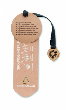 Logo trade corporate gifts image of: Pine tree bookmark