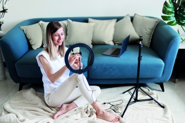 Logo trade advertising products picture of: 26 cm LED ring light set