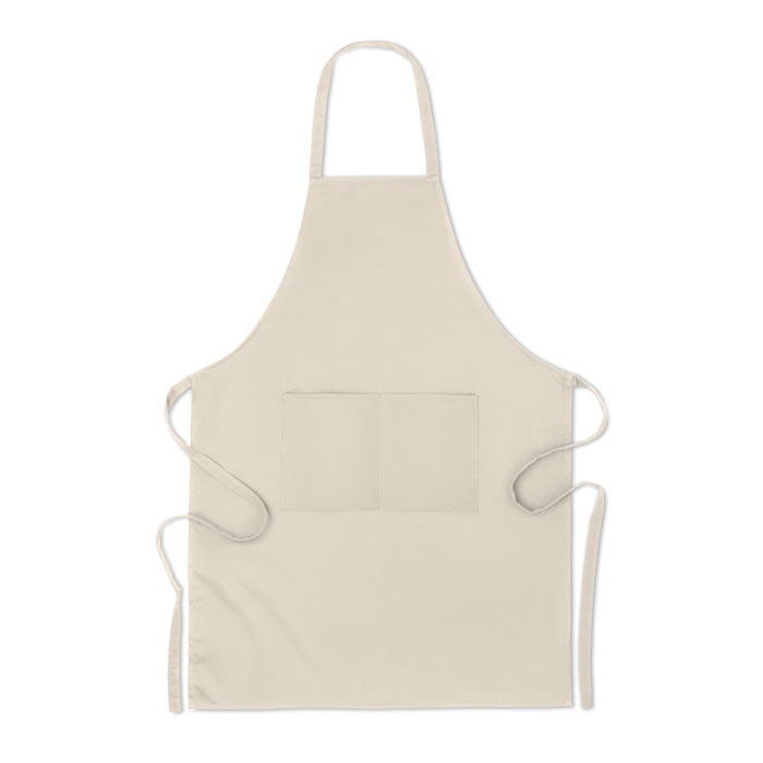 Logo trade promotional products image of: Organic cotton apron 200 gr/m²