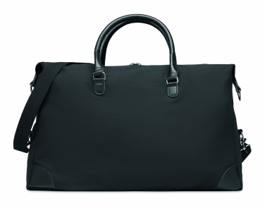 Logo trade promotional giveaways image of: Weekend bag in canvas 340gr/m²