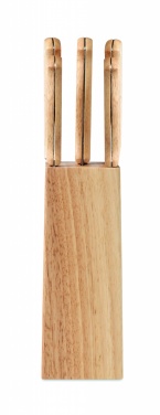 Logotrade promotional products photo of: 5 piece knife set in base