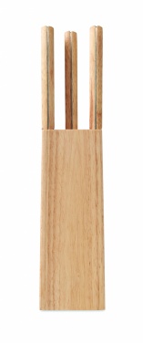Logotrade promotional giveaway image of: 5 piece knife set in base