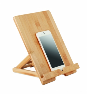 Logo trade advertising products image of: Bamboo tablet stand TUANUI