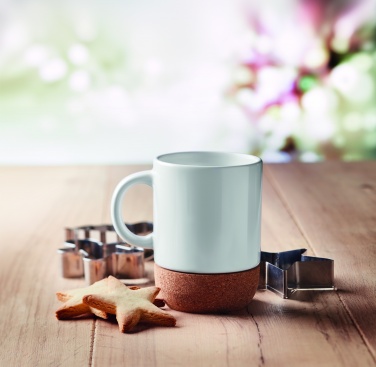 Logotrade promotional item picture of: Sublimation mug with cork base