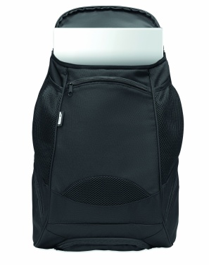 Logo trade business gifts image of: 600D RPET sports rucksack