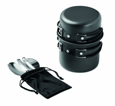 Logotrade corporate gifts photo of: 2 camping pots with cutlery