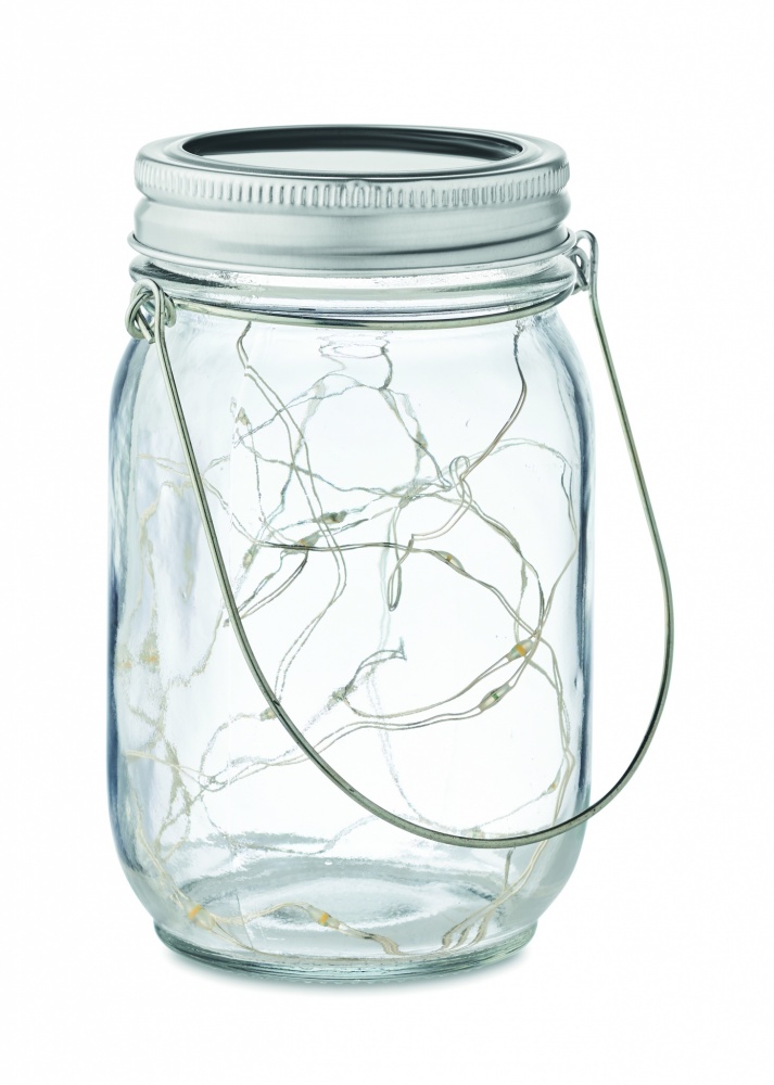 Logotrade promotional gift picture of: Solar mason jar outdoor lamp