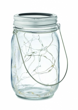 Logotrade promotional gift picture of: Solar mason jar outdoor lamp