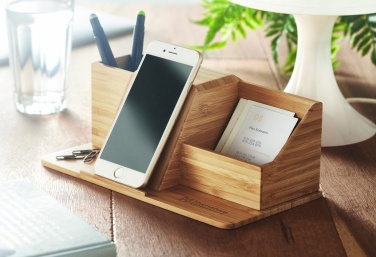 Logotrade promotional item picture of: Desktop wireless charger  10W GROOVY