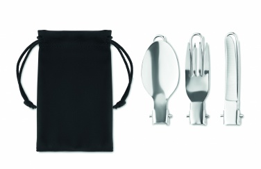 Logo trade business gift photo of: 3-piece camping cutlery set