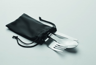 Logotrade advertising products photo of: 3-piece camping cutlery set