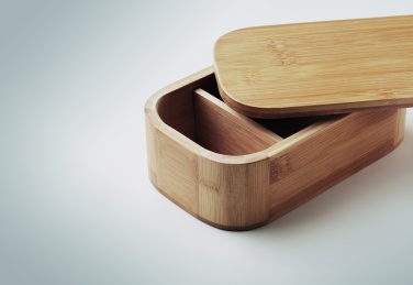 Logotrade promotional item picture of: Bamboo lunch box 1000ml LADEN LARGE