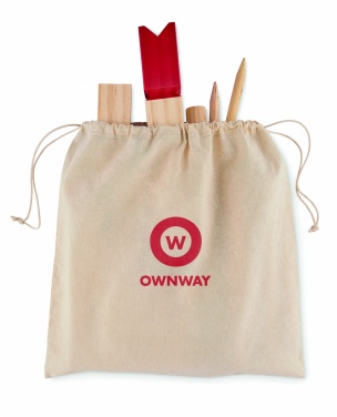 Logotrade promotional merchandise picture of: Pinewood outdoor throwing game