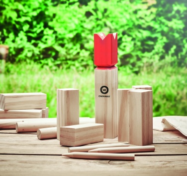 Logotrade promotional merchandise image of: Pinewood outdoor throwing game