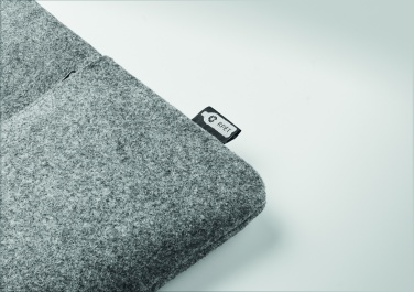 Logo trade advertising product photo of: RPET felt zipped laptop bag