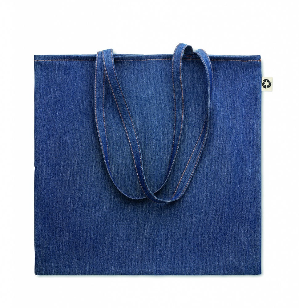 Logotrade promotional merchandise photo of: Recycled denim shopping bag