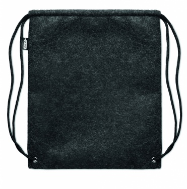 Logotrade promotional item image of: RPET felt drawstring bag