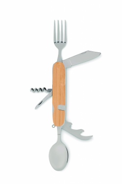 Logo trade promotional merchandise picture of: Multifunction cutlery set