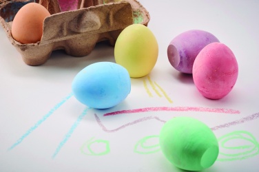 Logotrade promotional merchandise picture of: 6 chalk eggs in box
