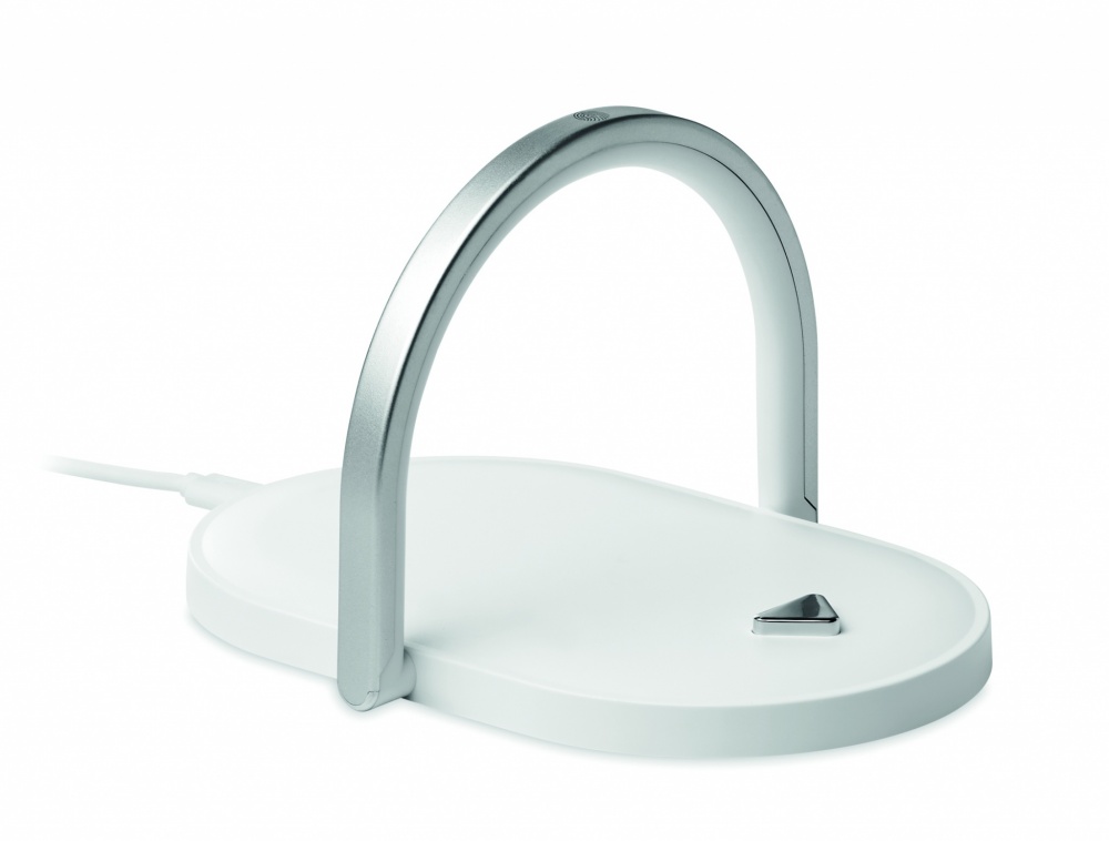 Logo trade promotional giveaways image of: Light and wireless charger 10W