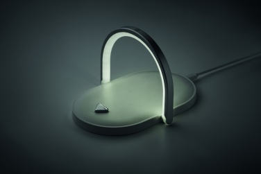 Logo trade promotional gifts image of: Light and wireless charger 10W