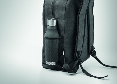 Logo trade promotional giveaways picture of: 600D RPET 2 tone backpack